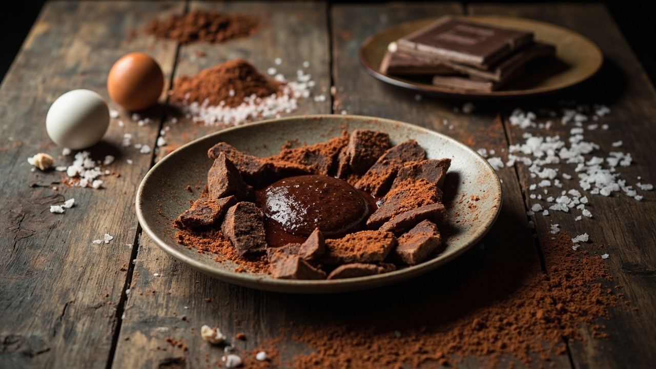 Coco's Deconstructed Chocolate Lava With Smoked Paprika