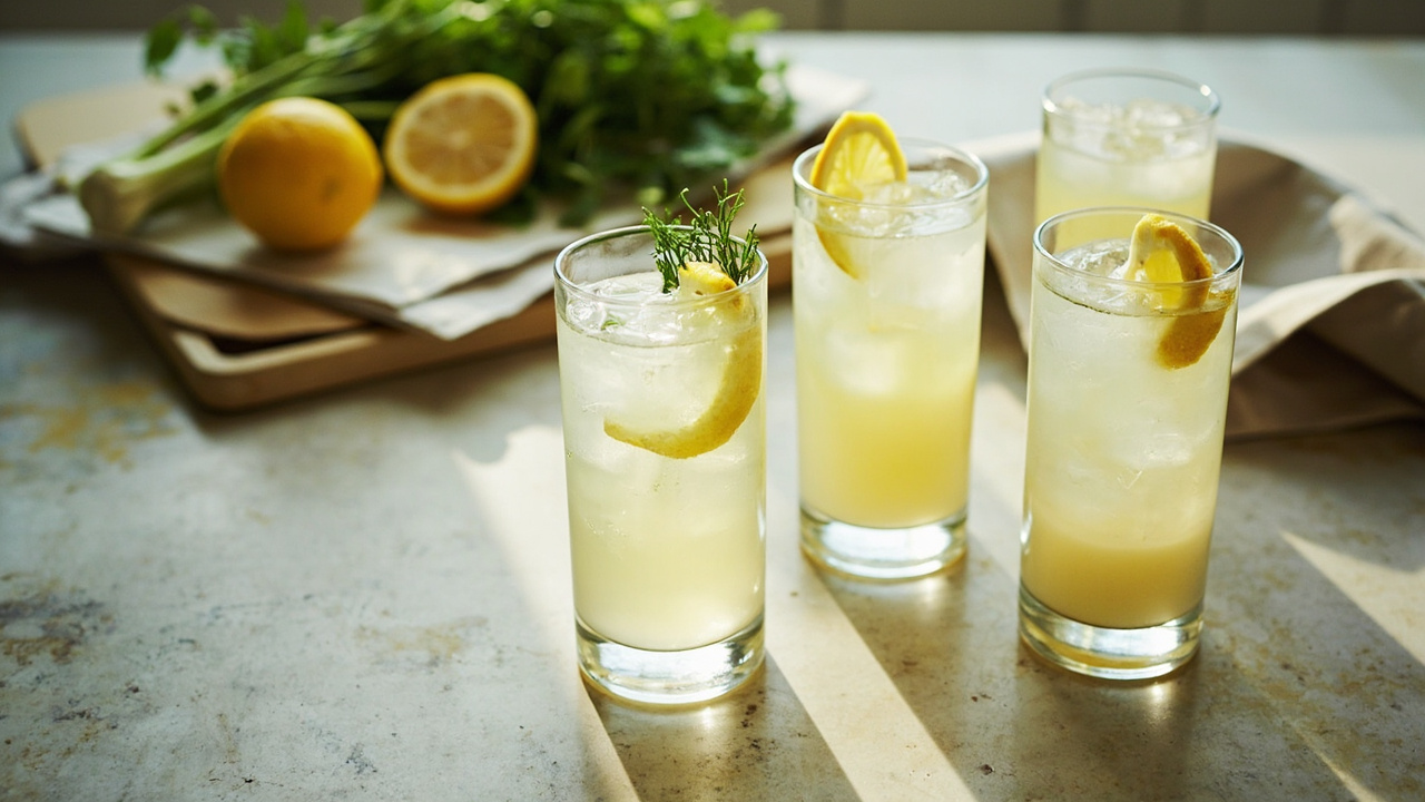 Coconut Fennel Twilight Fizz