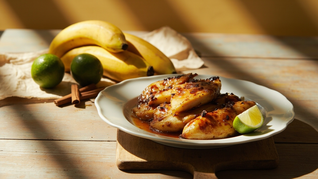 Coconut-Glazed Grilled Bananas