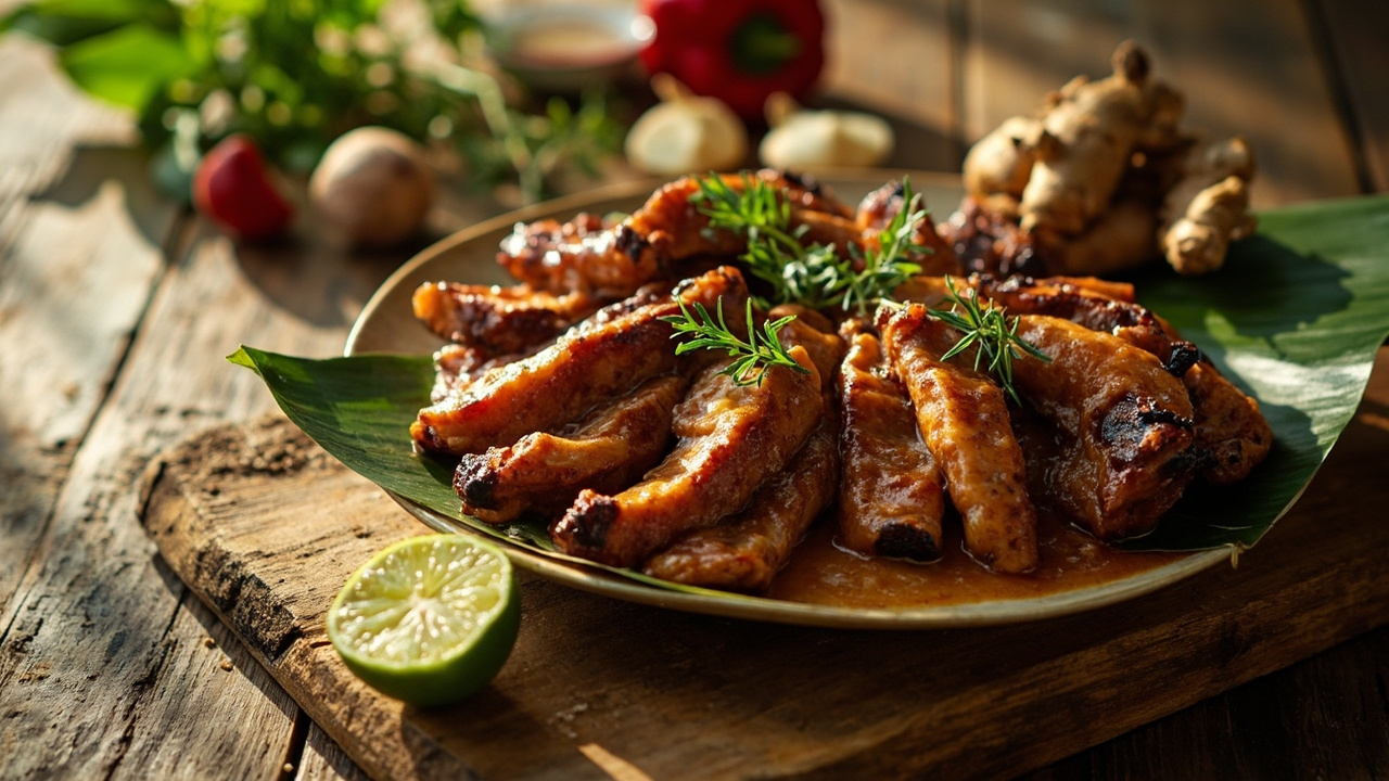 Coconut Jerk Pork Belly
