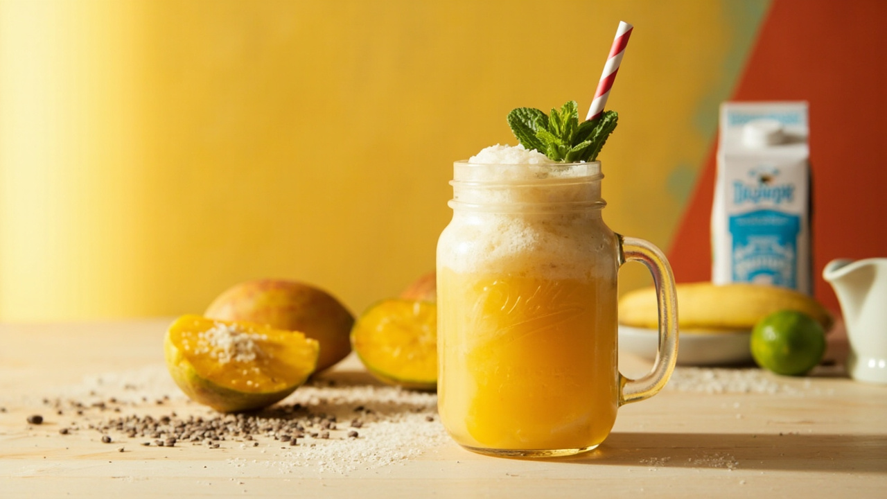 Coconut Mango Lassi Twist