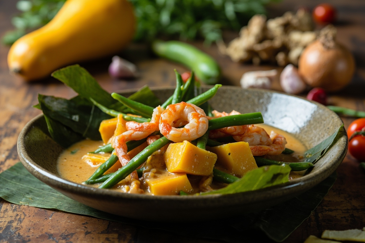 Coconut Squash Ginataang with Green Beans