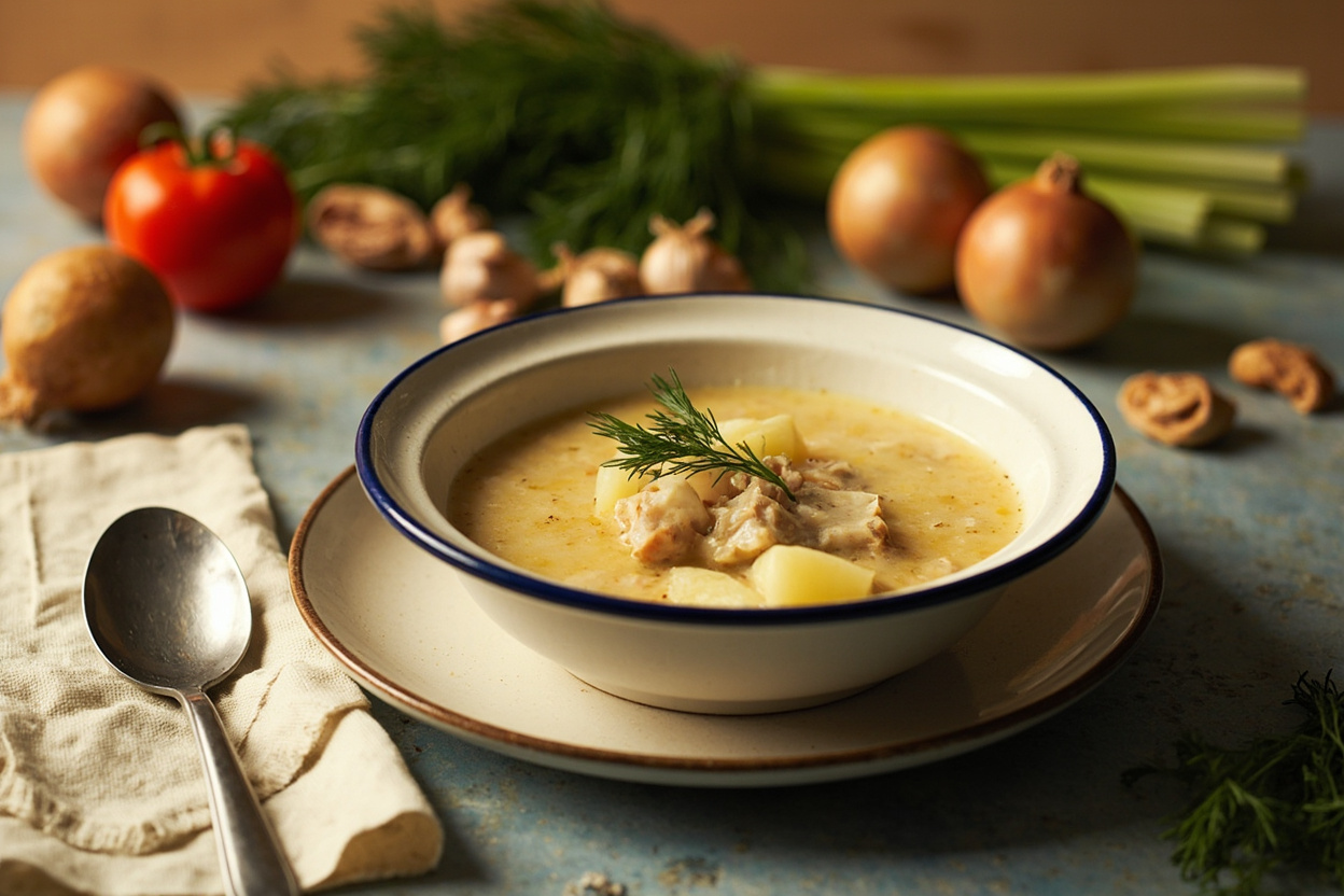 Cod and Potato Chowder with Dill