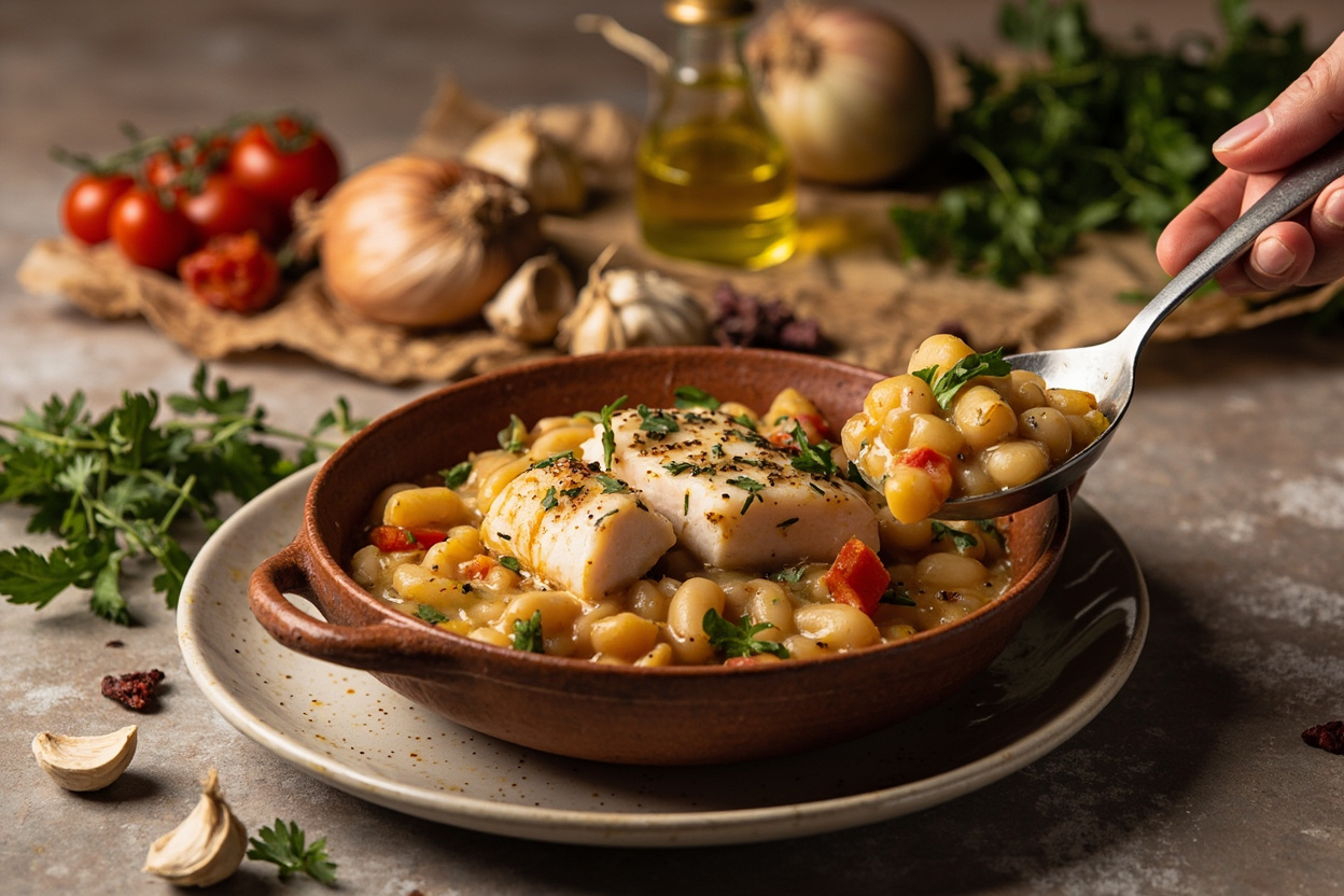 Cod and White Bean Cassola