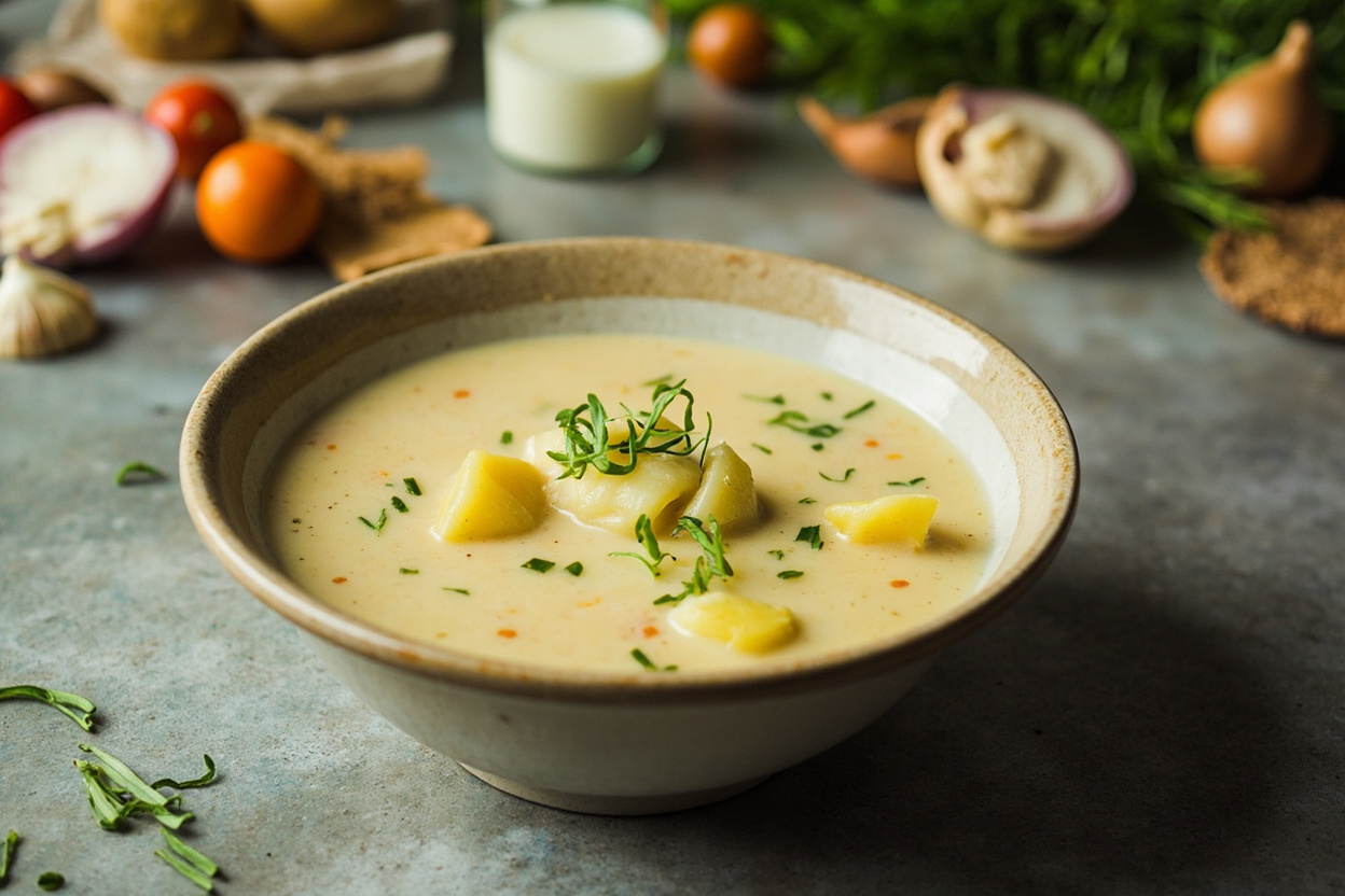 Creamy Potato and Onion Chowder