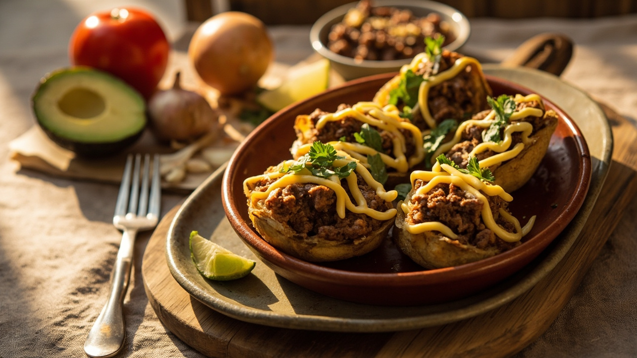 Criollas Rellenas — Colombian Stuffed Potato Bites with Beef and Hogao
