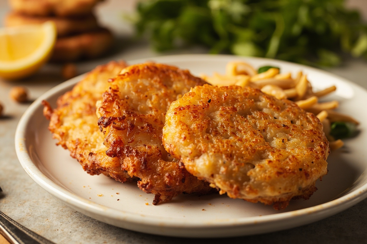 Crispy Potato and Chicken Patties