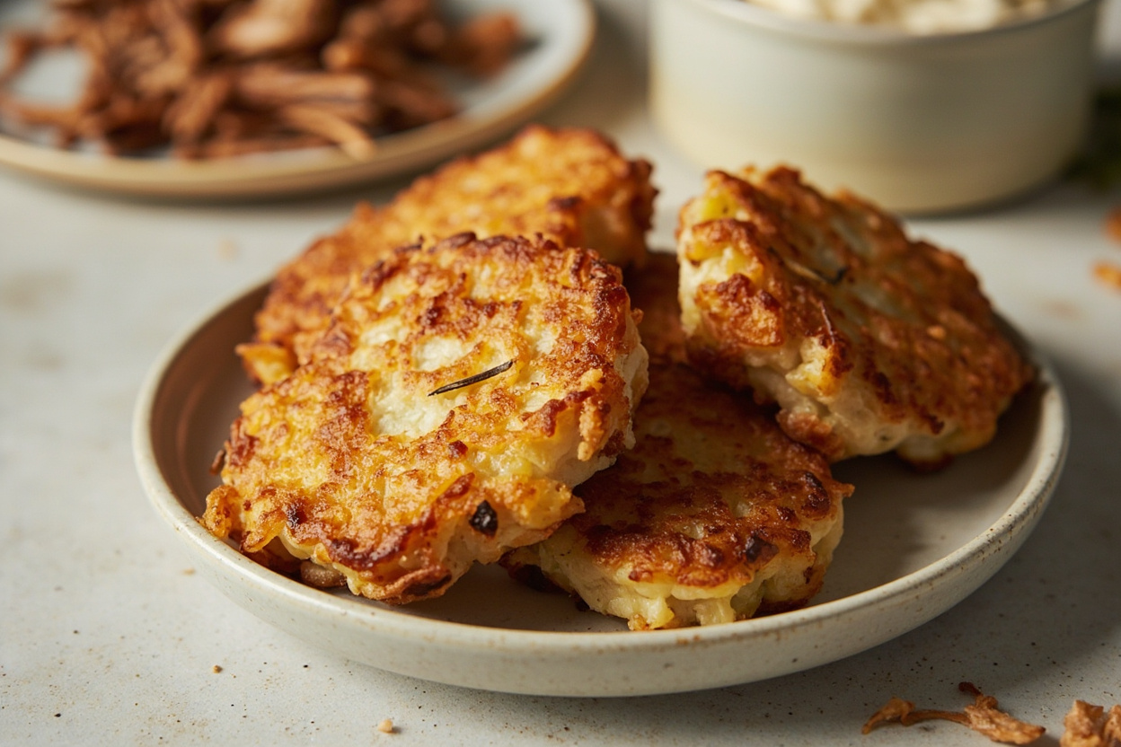 Crispy Rice and Onion Fritters