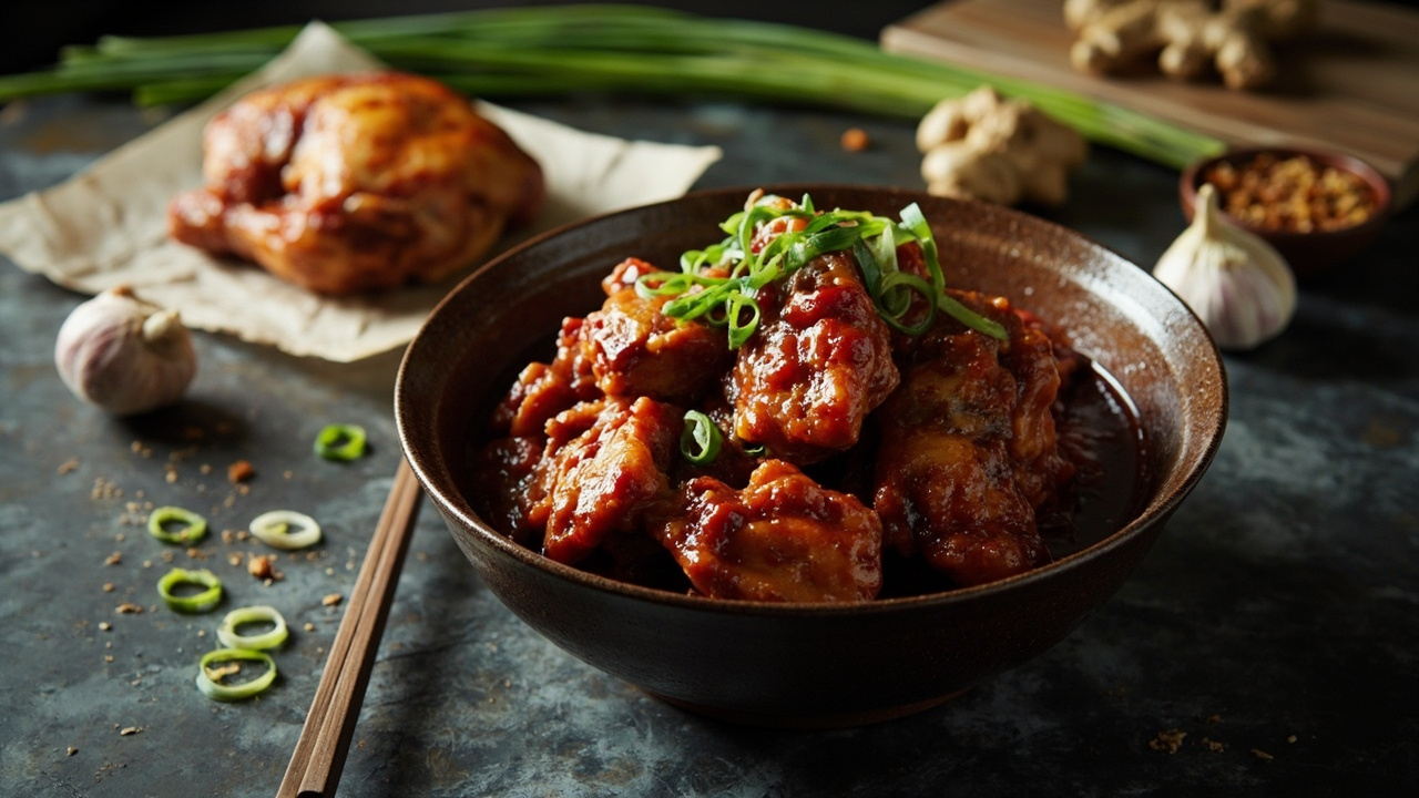 Crispy Sichuan Chicken Thighs