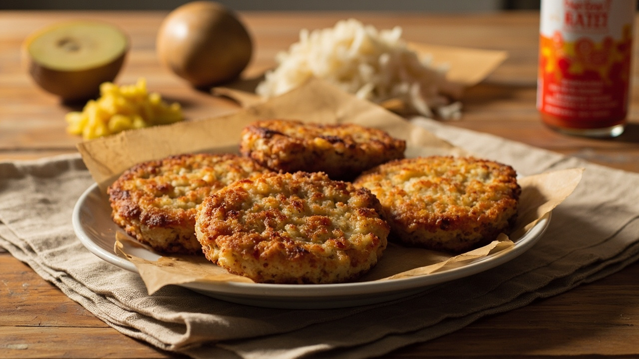 Crispy Tuna Rice Hash Browns