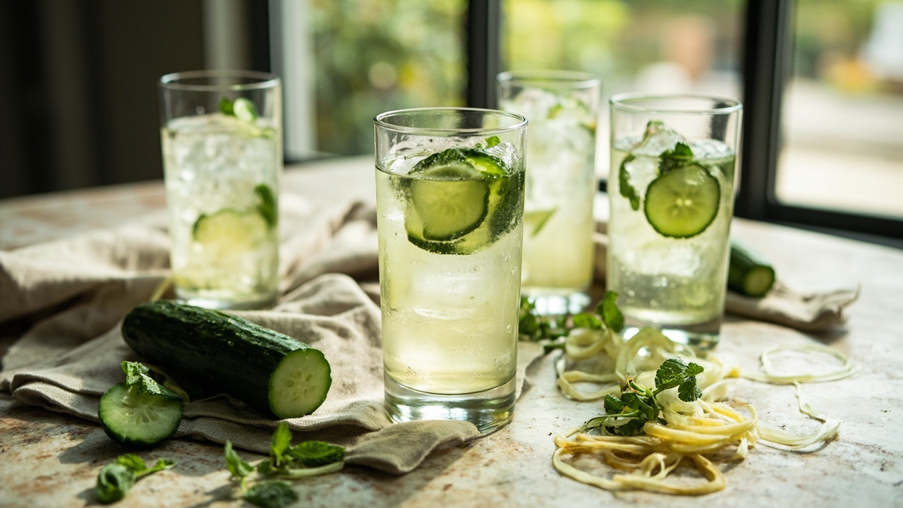 Cucumber & Mint Alkaline Spritz