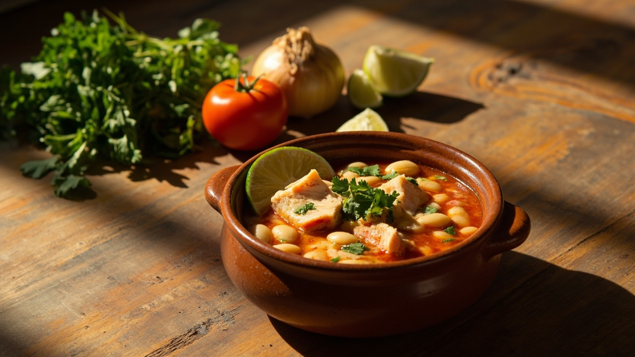 Ecuadorian White Bean and Cod Stew