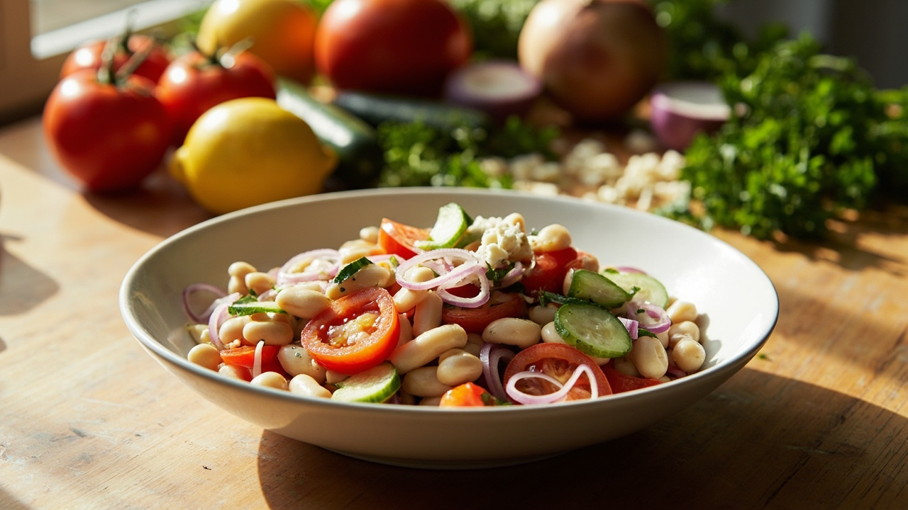 Escape Route White Bean & Tomato Salad
