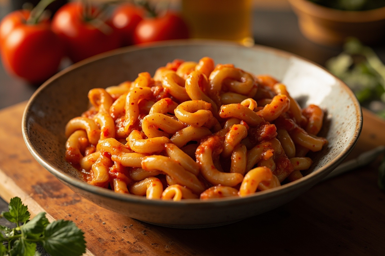 Fermented Heat Tomato Macaroni