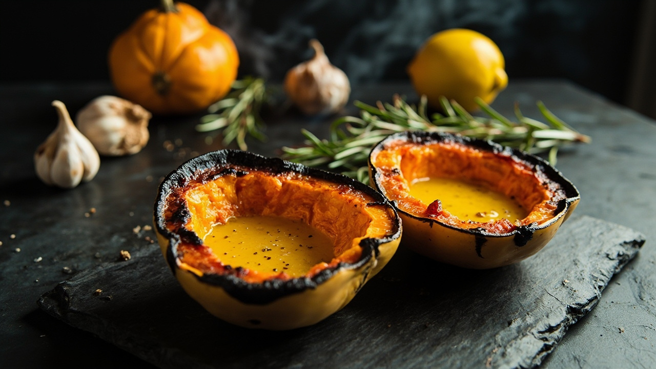 Fire-Kissed Butternut Squash with Smoked Paprika and Rosemary