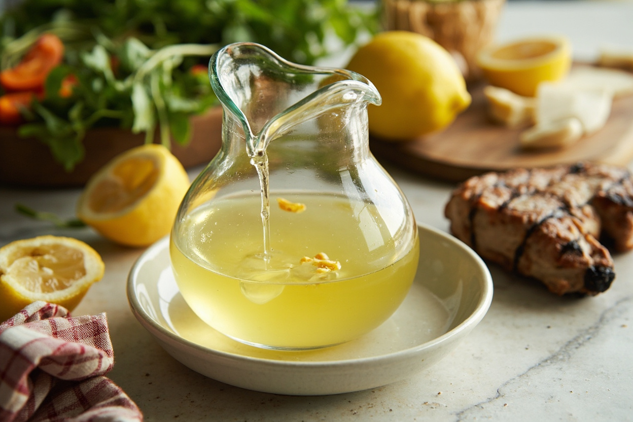 Flexible Lemon and Garlic Dressing