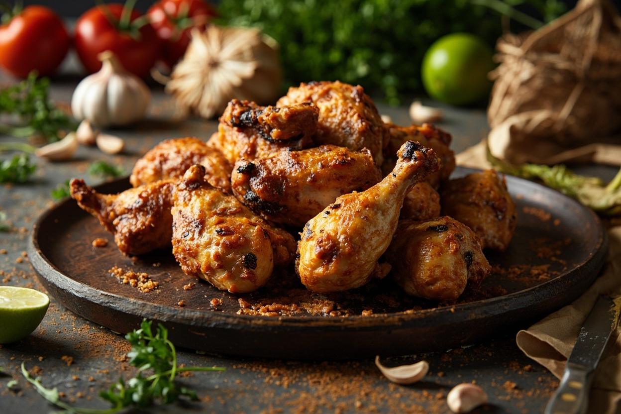 Frango a Passarinho Garlic Fried Chicken