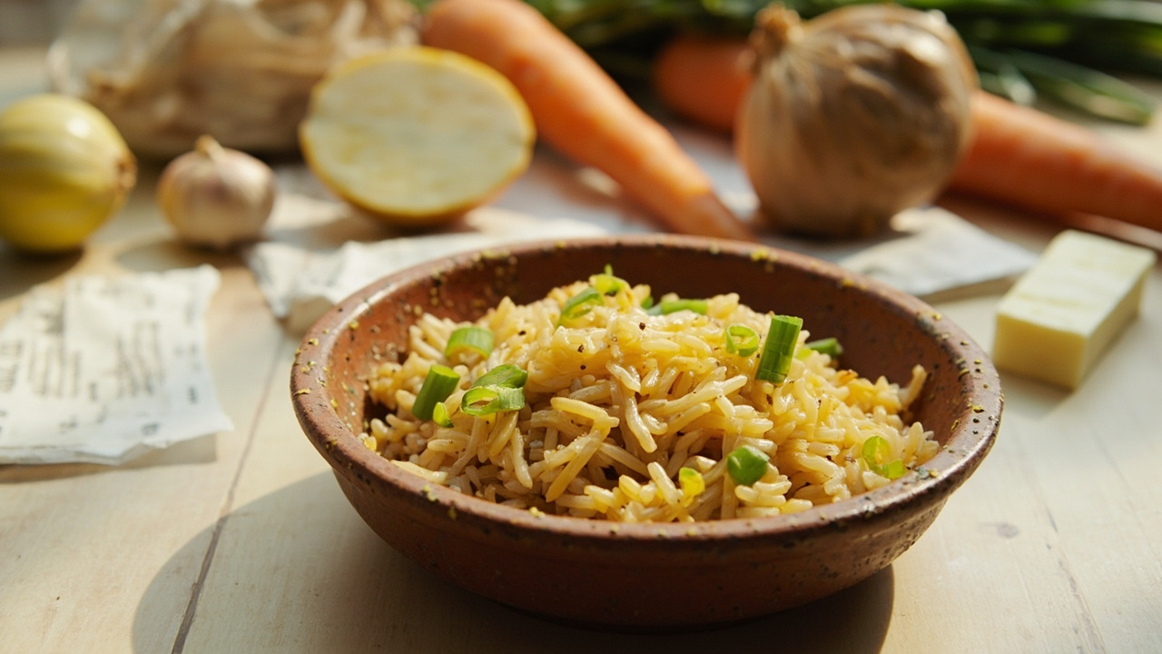 Garlic Butter Egg Fried Rice