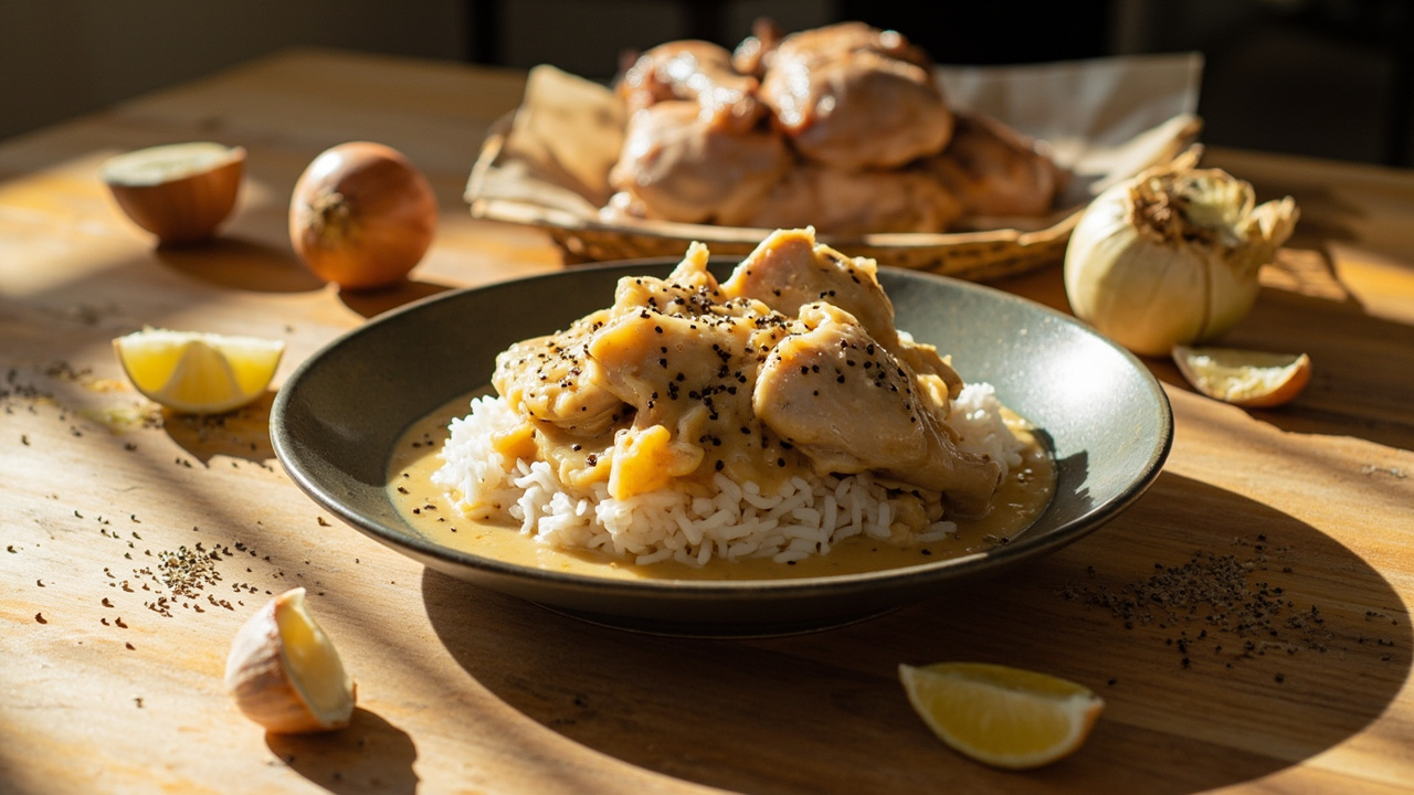 Garlicky Coconut Chicken