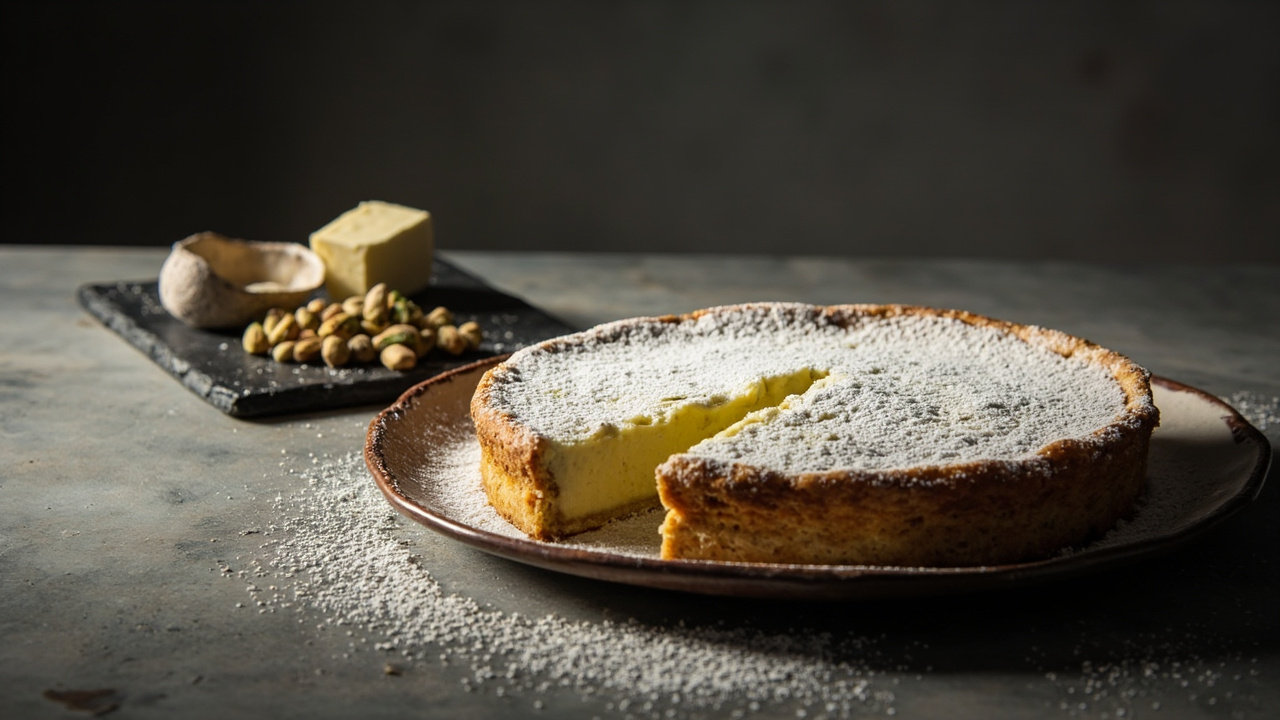Gaziantep Pistachio Shortcrust Tart