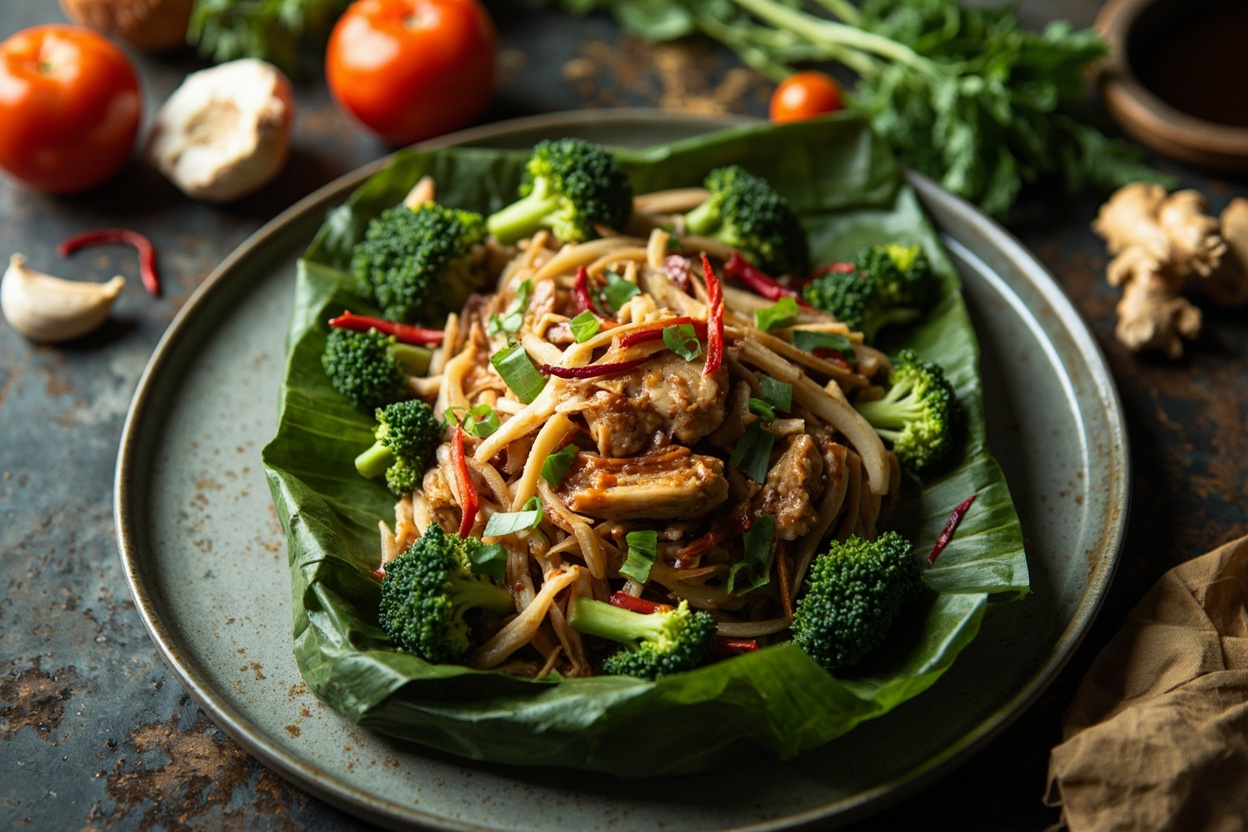 Ginger Garlic Chicken and Broccoli Stir-Fry