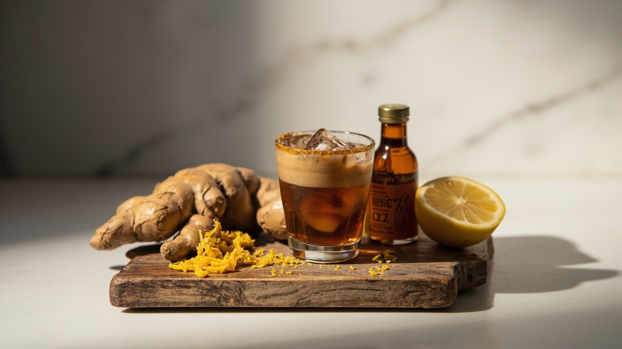 Ginger Maple Espresso Fizz