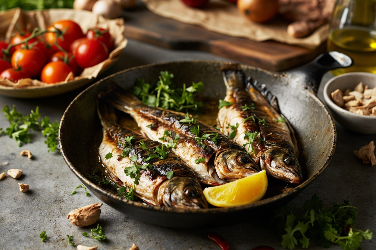 Grilled Sardines with Lemon and Parsley