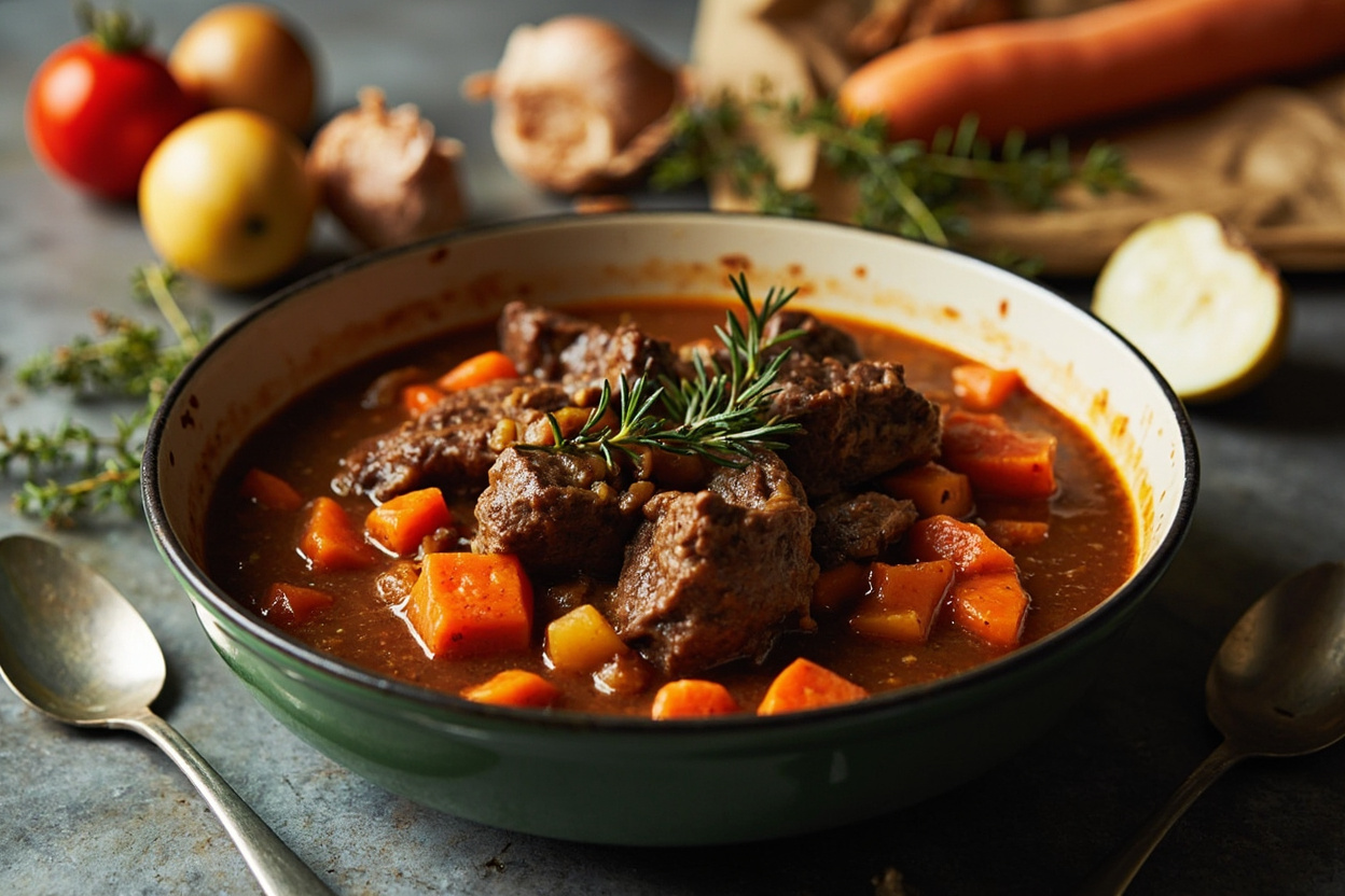 Hearty Beef and Carrot Stew