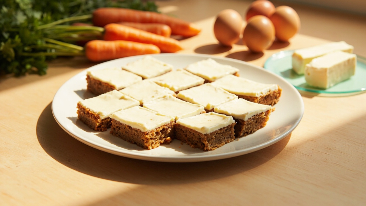 Hidden Veggie Carrot Cake Bars