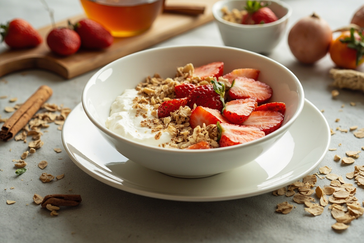 Honey Cinnamon Yogurt with Toasted Oat Clusters