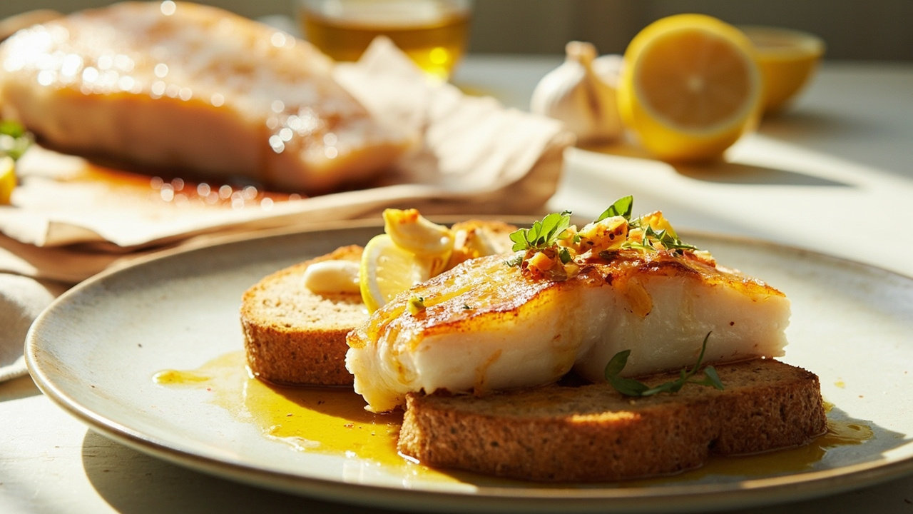 Honey‑Glazed Cod with Smoky Paprika and Lemon