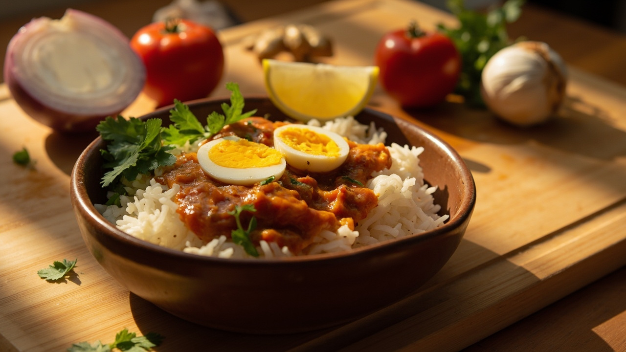 Indian Spiced Egg Curry