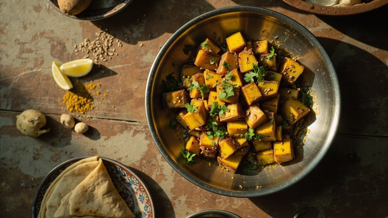 Jeera Aloo — Cumin-Scented Potatoes with Fresh Ginger