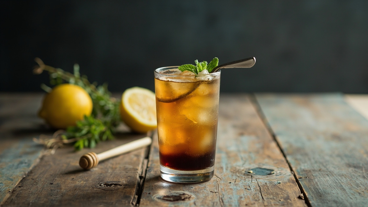 Kombucha Espresso Tonic