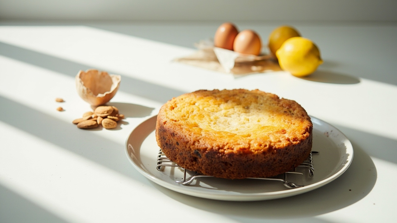 Lemon and Almond Olive Oil Cake