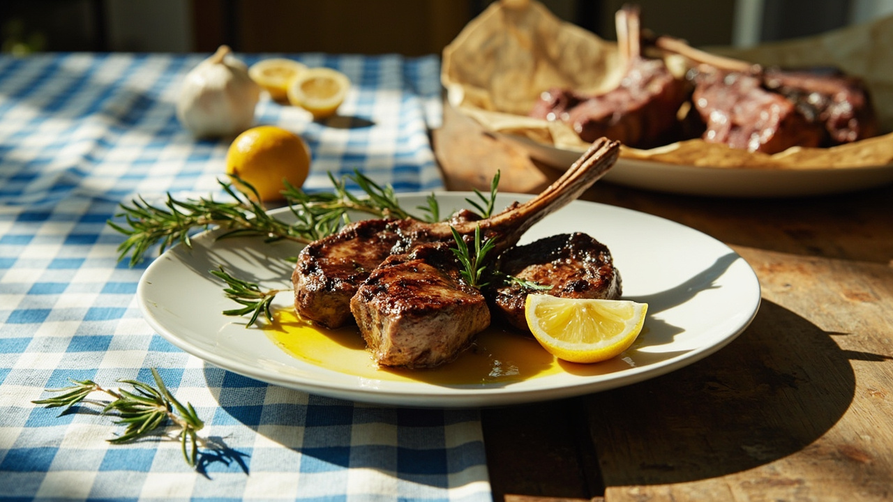 Lemon-Herb Lamb Chops