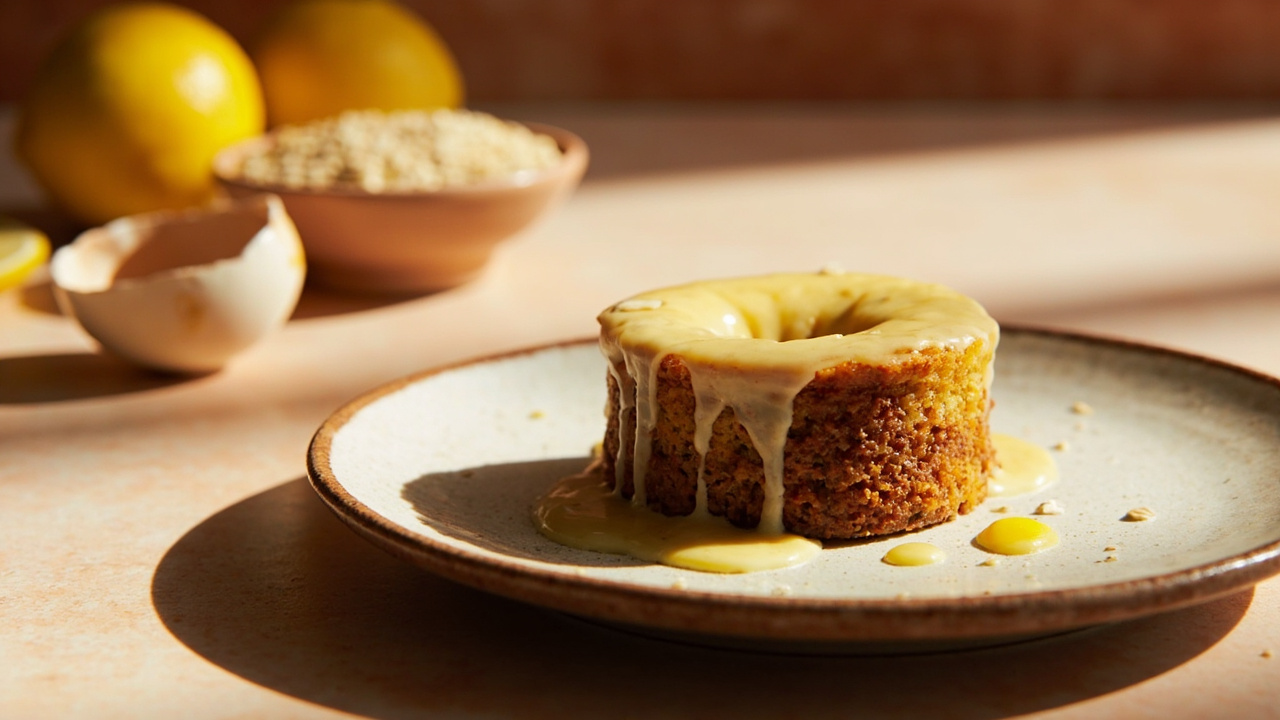 Lemon Tahini Olive Oil Cake