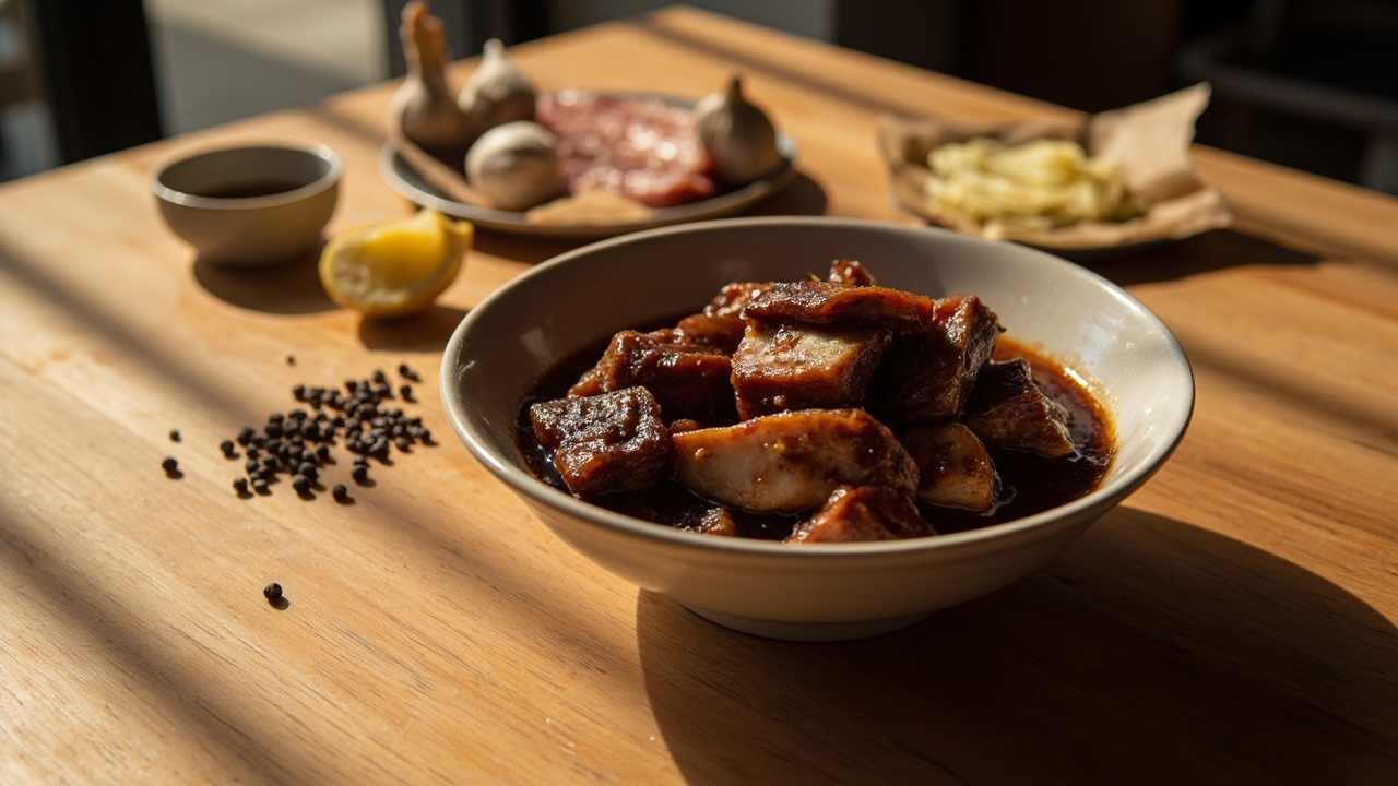 Lola's Pork Belly Adobo