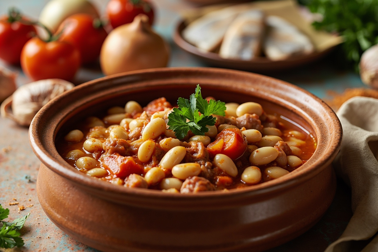 Loubia White Bean and Tomato Stew