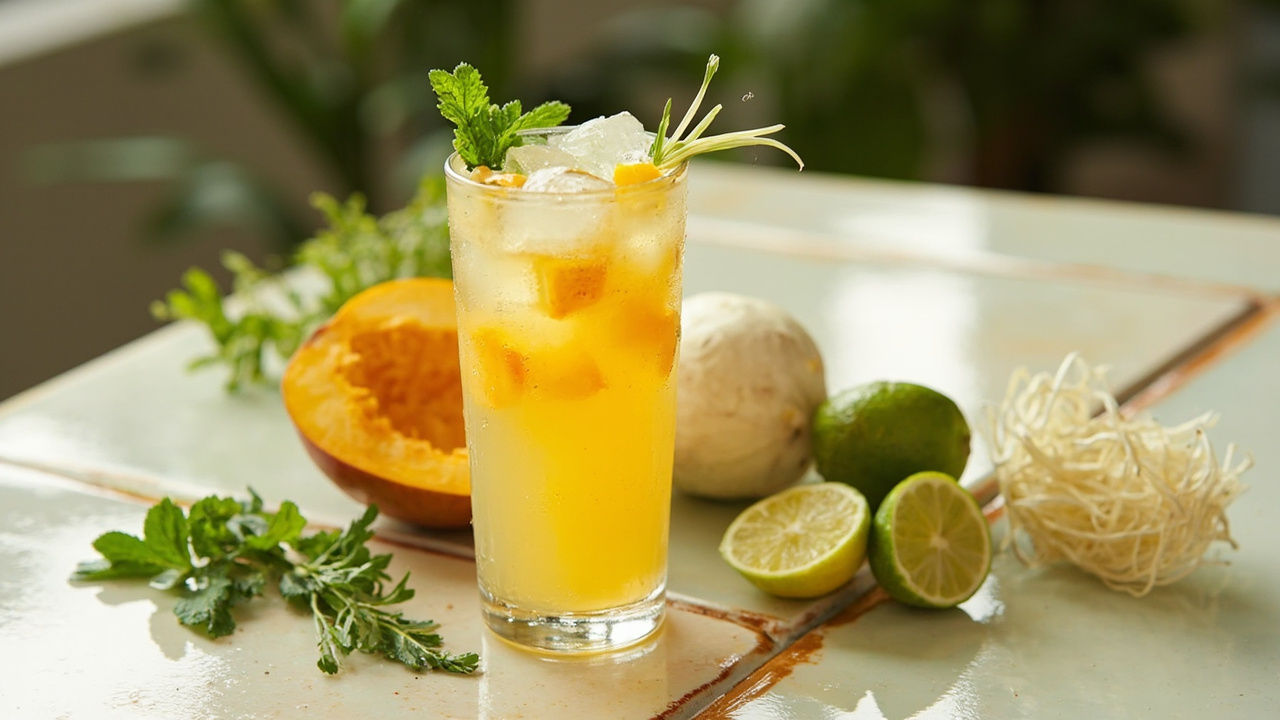 Mango Fennel Agua Fresca