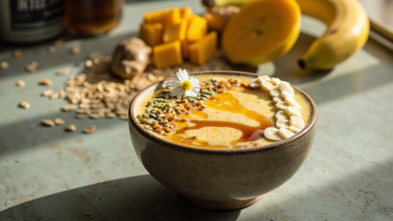 Mango‑Ginger Dawn Quencher