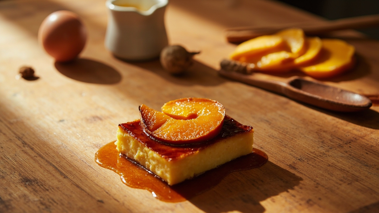 Maple‑Glazed Seared Pumpkin Custard