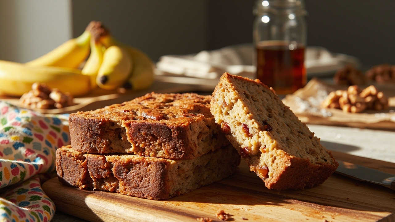 Maple Walnut Banana Bread