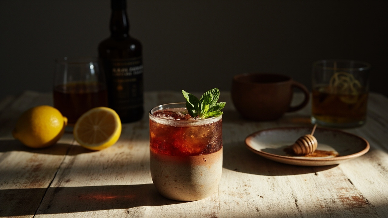 Midnight Kombucha Highball