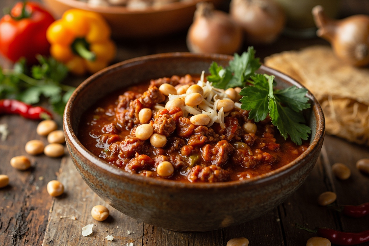 Mild Beef and Bean Chili