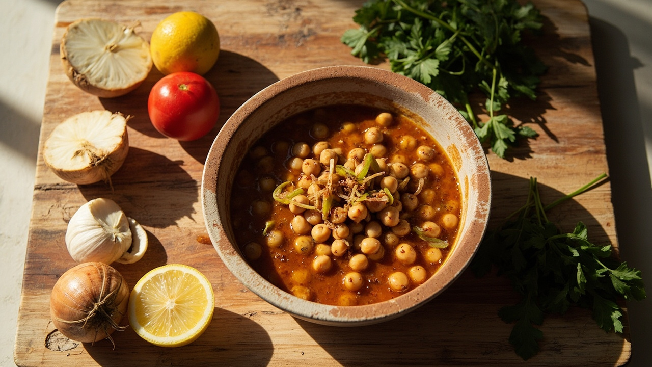 Moroccan Preserved Lemon and Chickpea Stew