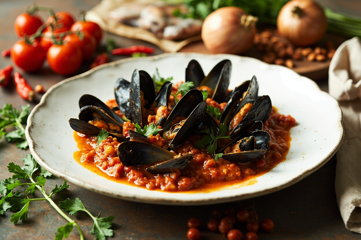 Mussels in Smoky Tomato Sofrito