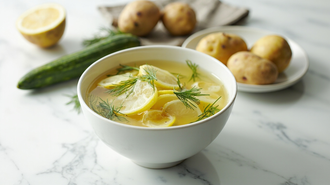 New Potato and Cucumber Pickle