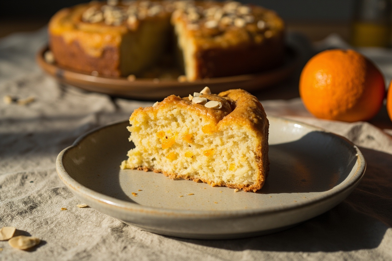 Orange, Almond, and Yogurt Cake