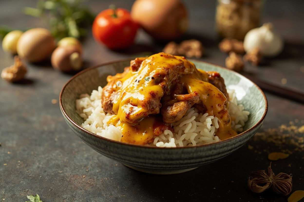 Oyakodon Chicken and Egg Over Rice